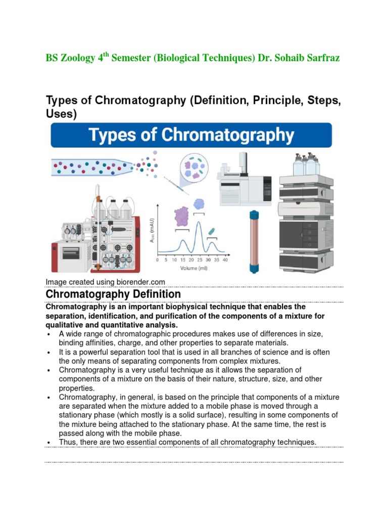 An InDepth Look at Types of Chromatography Definitions, Principles