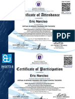 Certificate of Attendance and Participation