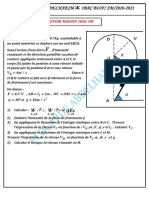 1bac SM Biof Devoir Maison Physique Theoreme de L'energie Cinetique 29-11-2020