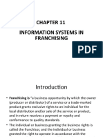 Chapter 11 Information Systems in Franchising