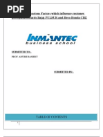 Download Factors which influence customer  perception towards Bajaj PULSUR and Hero Honda CBZ by Pp by Ppritam Ghoshal SN52637138 doc pdf