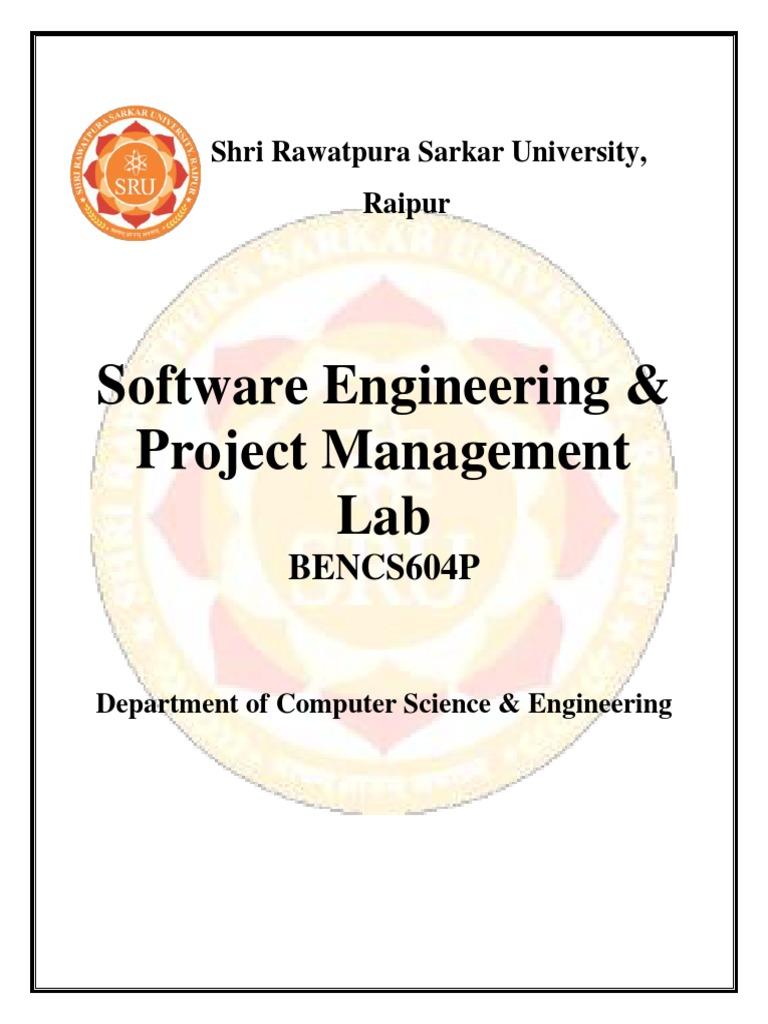 Lab Manual Sepm PDF Software Testing Engineering