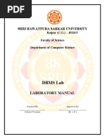 DBMS Lab Manual