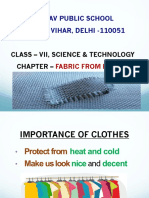 Sls Dav Public School Mausam Vihar, Delhi - 110051: Class - Vii, Science & Technology Chapter