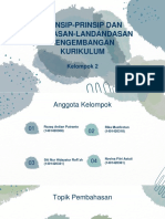 PRINSIP DAN LANDASAN PENGEMBANGAN KURIKULUM