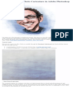 How To Create A Photo Caricature in Adobe Photoshop, PDF