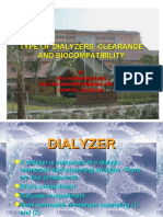 Type of Dialyzers, Clearance and Biocompatibility