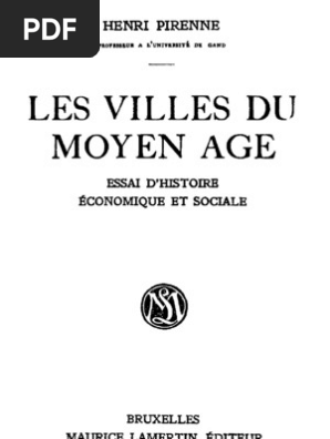 les villes du moyen ge essai d 039 histoire conomique et sociale pdf empire byzantin empire romain