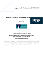RFP For Enterprise Information Security Solution