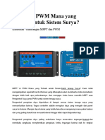 MPPT Vs PWM