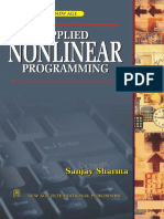 Applied Nonlinear Programming-Sanjay Sharma