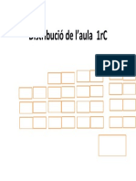 Distribució de L'aula 1rC