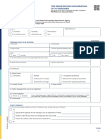 The Registration Information of A Foreigner