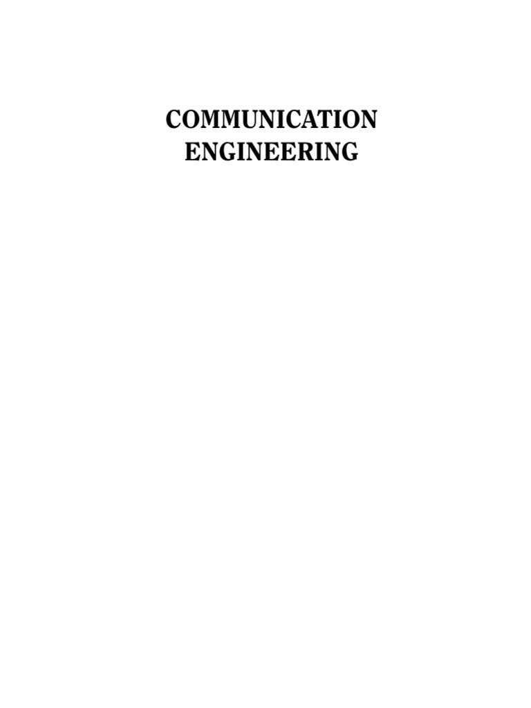 Communication Engineering 9781259006869 1259006867 Compress | PDF ...