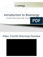 Lesson 1 - Introduction To Bioenergy