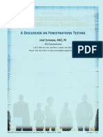 A Discussion On Fenestrations Testing: José Estrada, RRO, PE