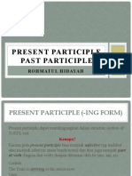 Present and Past Participle