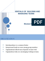 Essentials of Building and Managing Teams