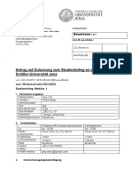 Application Form Jena