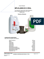 Ficha Técnica Compleland B12 Oral