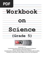 Workbook On Science Science: (Grade 5)