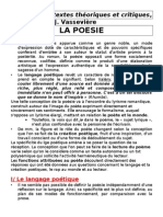 La Poésie - Littérature, Textes Théoriques Et Critiques, Toursel Et Vassevière (#)