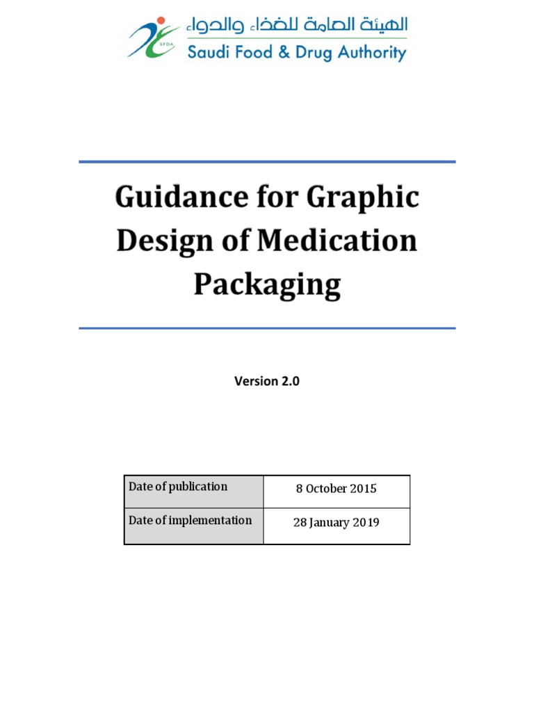 Medication Packaging Design Guidelines | PDF | Typography | Typefaces