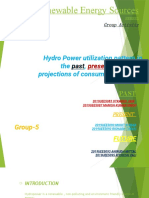 Renewable Energy Sources: Hydro Power Utilization Pattern in The, and Projections of Consumption Pattern