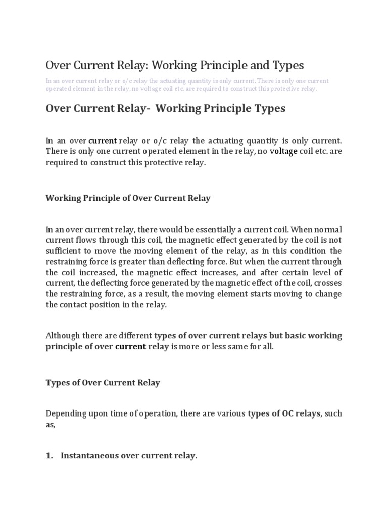 Relays | PDF | Transformer | Relay