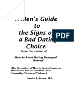The Signs of a Bad Dating Choice In Women E-book