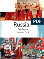 Russian: Fast Course Lessons 1 - 5