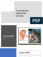 Traumatismo abdominal cerrado: lesiones orgánicas específicas