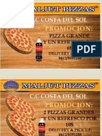 Promocion de Pizzas