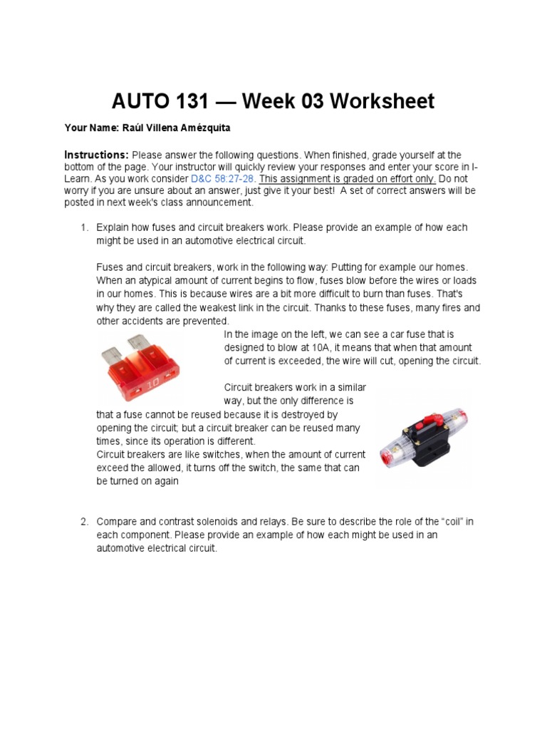 Automotive Electrical Components Overview | PDF | Switch | Inductance