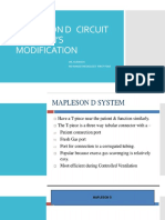 Mapleson D Circuit and Bain'S Modification: Dr. Kurinchi MD Anaesthesiology First Year