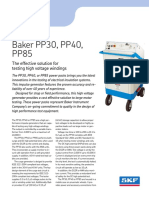Baker PP30, PP40, PP85: The Effective Solution For Testing High Voltage Windings