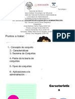 Teoria de Conjuntos Aplicados A La Administracion