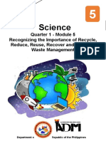 Science4 - q1 - Mod5 - Recognizing theImportanceofRecycle, Reduce, Reuse, RecoverandRepairinWasteManagement - v3.