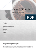 Classes and Objects
