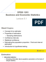 DPBS 1203 Business and Economic Statistics