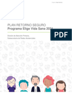 PLAN RETORNO SEGURO PROGRAMA ELIGE VIDA SANA 2021 (Julio)