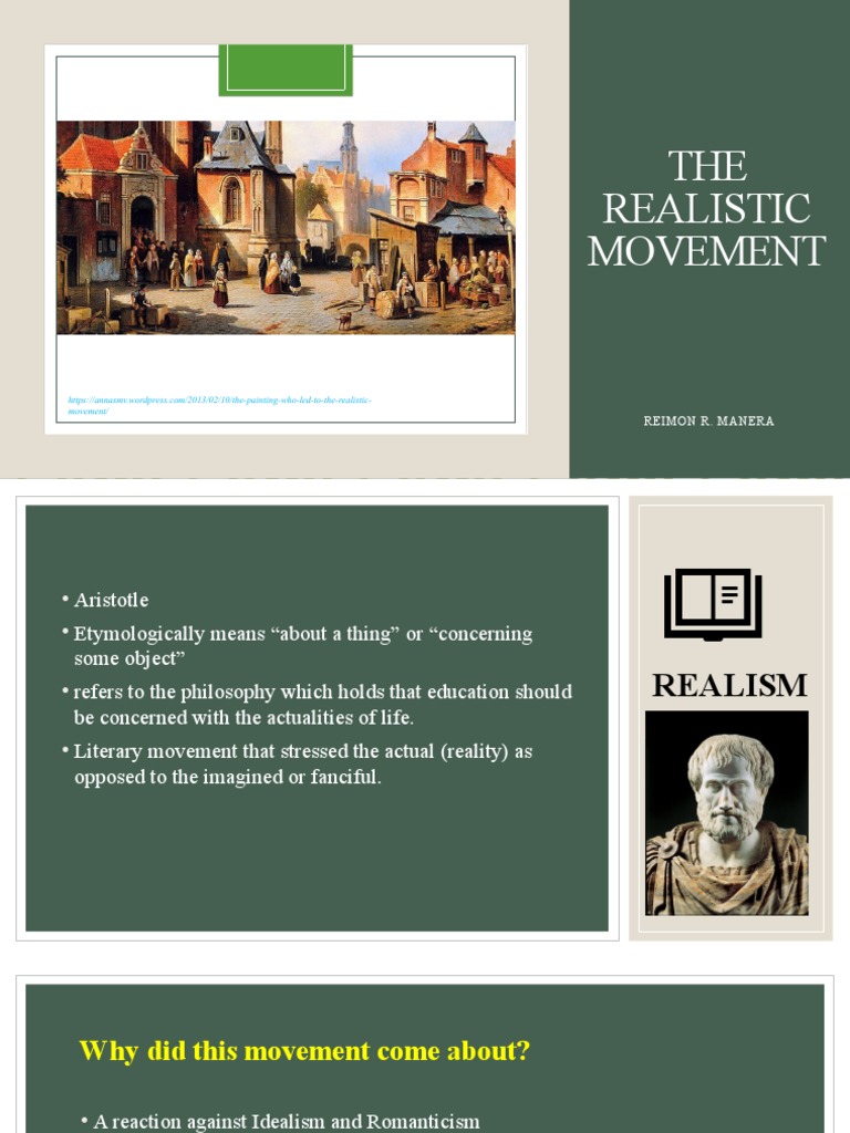The Realistic Movement in Education | PDF | Reality | Realism (Arts)