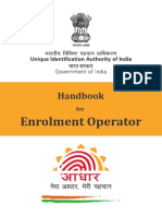 Handbook: Enrolment Operator