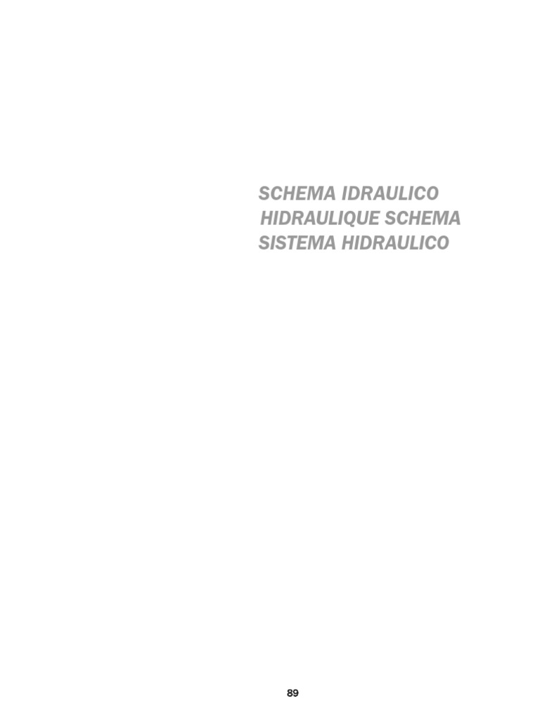 Schema Idraulico Hidraulique Schema Sistema Hidraulico | PDF ...