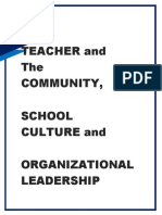 Teacher-Community Partnerships