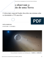 Astrônomos Observam A Desintegração de Uma Terra Inteira - Ciência - EL PAÍS Brasil