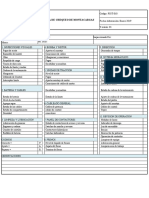 Lista de chequeo de montacargas