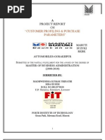 project report on Maruti