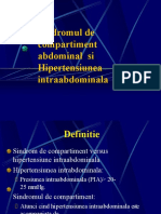 Sindromul de Compartiment Abdominal