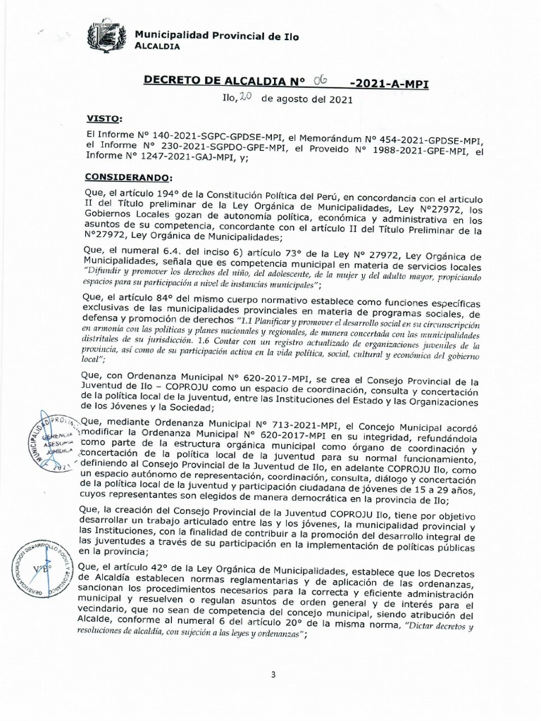 REGLAMENTO | PDF
